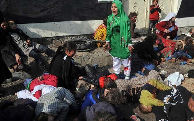 طالبان و کشتار مردم در اماکن و مناسک دینی - مذهبی